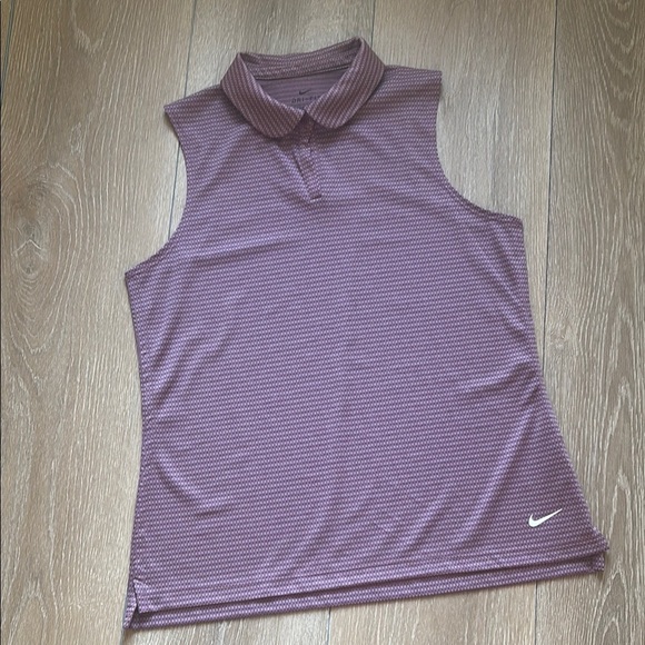 Nike Women's Sleeveless Polo in Purple - Picture 1 of 6